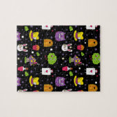 Schwarzes Wonderland Puzzle (Horizontal)