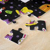 Schwarzes Wonderland Puzzle (Seite)