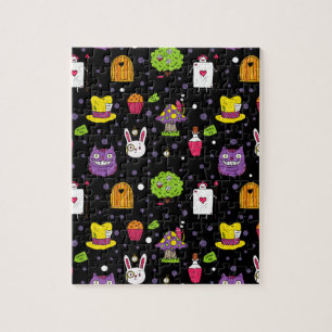 Schwarzes Wonderland Puzzle