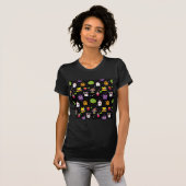 Schwarzes Wonderland T-Shirt (Vorne ganz)