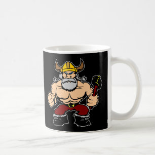 Schwarzes wütendes Viking Kaffeetasse