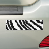 Schwarzes Zebra-Druck-Muster Autoaufkleber (Auf Auto)