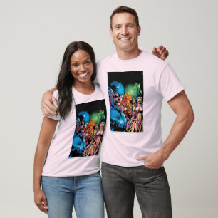 Schwärzeste NachtComic-Platte 2 - Farbe T-Shirt
