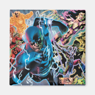 Schwärzeste NachtComic-Platte - Farbe Magnet