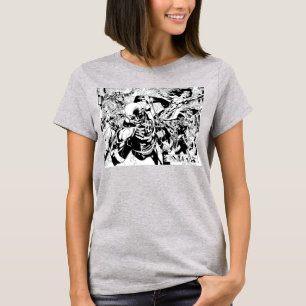 Schwärzeste NachtComic-Platte T-Shirt