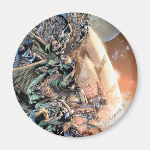 Schwärzeste Nachtgruppe und -mond Magnet