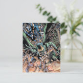 Schwärzeste Nachtgruppen-Malerei - Farbe Postkarte (Stehend Vorderseite)