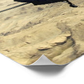 Schwarzfalkhubschrauber Poster (Ecke)