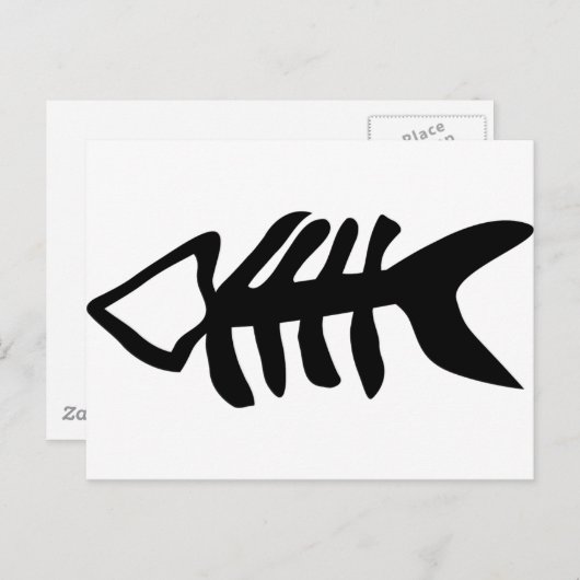 Schwarzfische Postkarte (Vorne/Hinten)