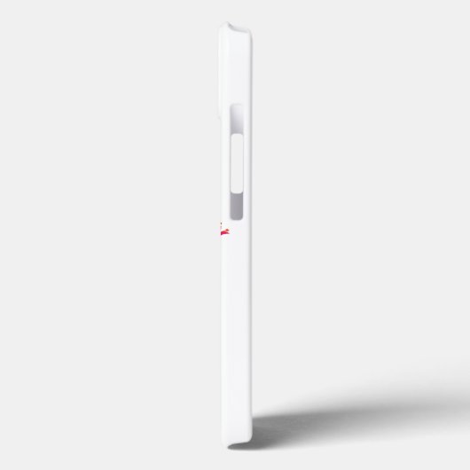 Schwarzflaume Katze mit Blume Case-Mate iPhone Hülle (Rückseite / Links)