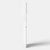 Schwarzflaume Katze mit Blume Case-Mate iPhone Hülle (Rückseite / Rechts)