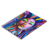 Schwarzfrauen Afrikanische Melanin Notizblock (Linke Seite)