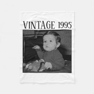 Schwarzgebrannte Vintage Alles Gute zum Geburtstag Fleecedecke