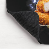 Schwarzgebrannter Rap Lustiges Chicken Nugget Vint Mousepad (Ecke)