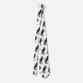 Schwarzgecko Krawatte (Rückseite)