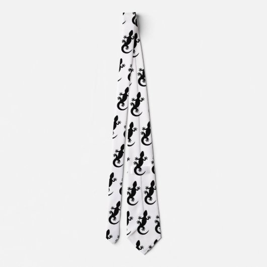 Schwarzgecko Krawatte (Rückseite)