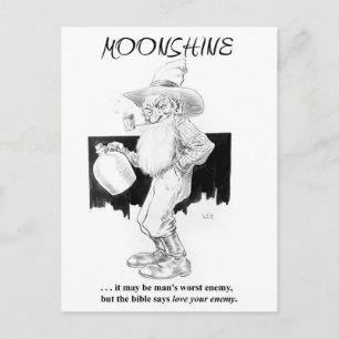 Schwarzgeld . . . Liebe deinen Feind Postkarte