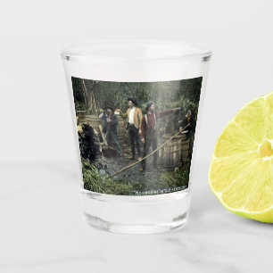 Schwarzgeldbrennerei im alten Kentucky Vintage Schnapsglas