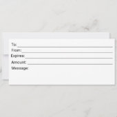 SCHWARZGESCHÄFTSLOGO-MARKENGESELLSCHAFT - GESCHENK (Rückseite)