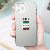 Schwarzgeschichte Aufkleber (Telefon)