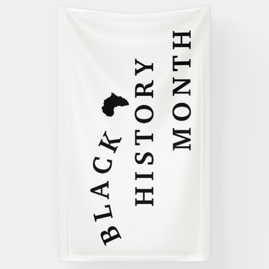 Schwarzgeschichte Banner (Vertikal)