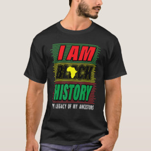 Schwarzgeschichte Monat 2022 Afrikanische Amerikan T-Shirt