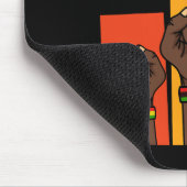 Schwarzgeschichte Monat 2025 Afrikanischer Amerika Mousepad (Ecke)