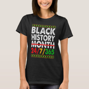 Schwarzgeschichte Monat 247365 Afrika Karte Melani T-Shirt