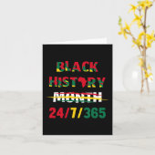 Schwarzgeschichte Monat 247365 Afrikanischer ameri Karte (Gelbe Blume)