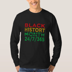 Schwarzgeschichte Monat 247365 Afrikanisches Melan T-Shirt
