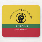 Schwarzgeschichte Monat Afrikanisch-amerikanischer Mousepad (Vorne)