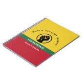 Schwarzgeschichte Monat Afrikanisch-amerikanischer Notizblock (Linke Seite)