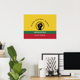 Schwarzgeschichte Monat Afrikanisch-amerikanischer Poster