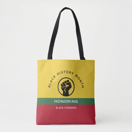 Schwarzgeschichte Monat Afrikanisch-amerikanischer Tasche (Vorderseite)