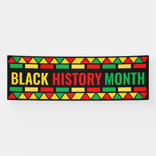 Schwarzgeschichte Monat, Afrikanische Feier Banner (Horizontal)
