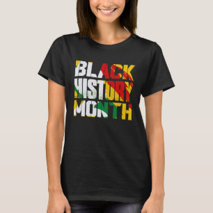 Schwarzgeschichte Monat Afrikanische Roots Melanin T-Shirt