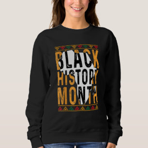 Schwarzgeschichte Monat Afrikanische Wurzeln Retro Sweatshirt