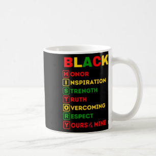 Schwarzgeschichte Monat Afrikanischer amerikanisch Kaffeetasse