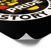 Schwarzgeschichte Monat Afrikanischer amerikanisch Poster (Ecke)