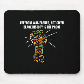Schwarzgeschichte Monat Afrikanisches Amerikanisch Mousepad