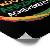 Schwarzgeschichte Monat Afrikanisches Amerikanisch Poster (Ecke)