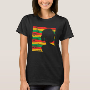Schwarzgeschichte Monat Afrikanisches Amerikanisch T-Shirt