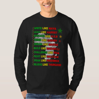 Schwarzgeschichte Monat Afrikanisches Amerikanisch T-Shirt