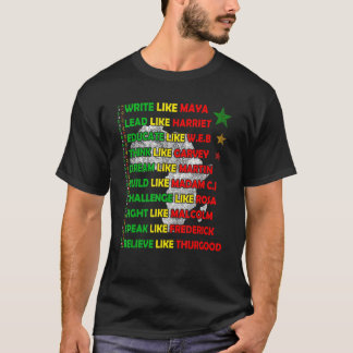 Schwarzgeschichte Monat Afrikanisches Amerikanisch T-Shirt