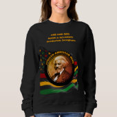 Schwarzgeschichte Monat FREDERICK DOUGLASS Zitat Sweatshirt (Vorderseite)