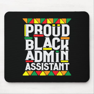 Schwarzgeschichte Monat für schwarzes Verwaltungss Mousepad