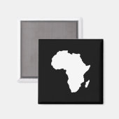 Schwarzgeschichte Monat Juni Subtle Africa Magnet (Vorderseite/Rückseite)
