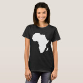 Schwarzgeschichte Monat Juni Subtle Africa T-Shirt (Vorne ganz)