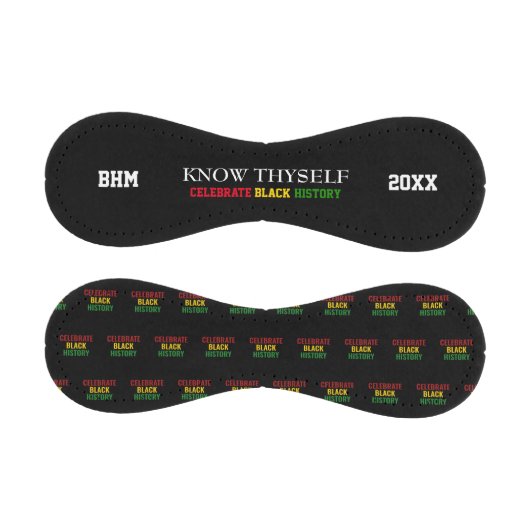 Schwarzgeschichte Monat KENNEN SICH BHM Monogramm Baseball (Paneele)