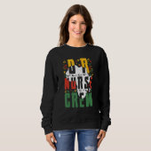 Schwarzgeschichte Monat oder Nurse Crew Afrikanisc Sweatshirt (Vorne ganz)